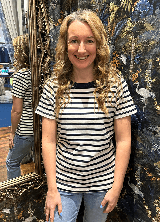 Regular T-Shirt Interlock | Marine