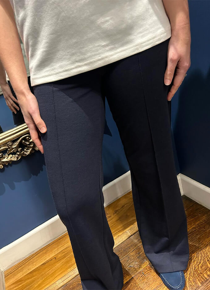 Ladies Jersey Trouser | Navy
