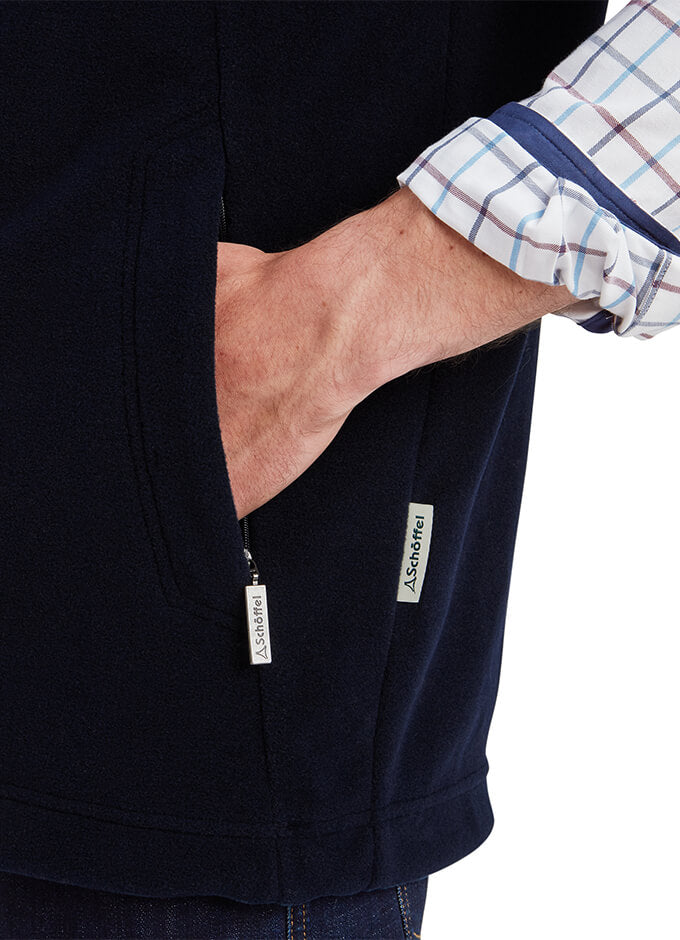 Schoffel | Oakham Fleece Gilet|Navy