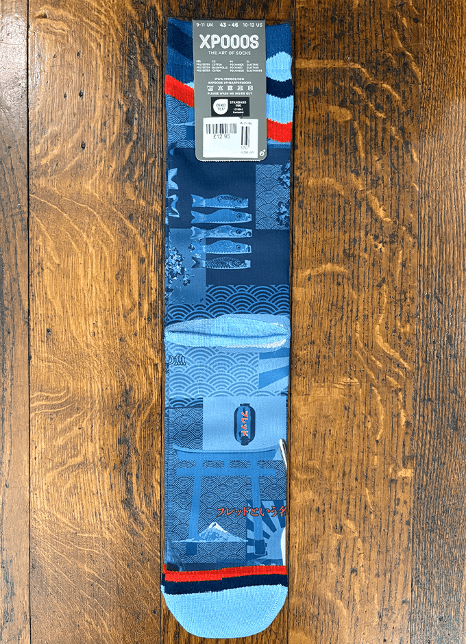 Oriental Socks | Multicolour Blue