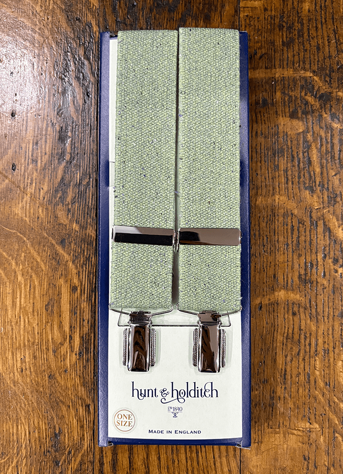 Clip Braces | Pale Green