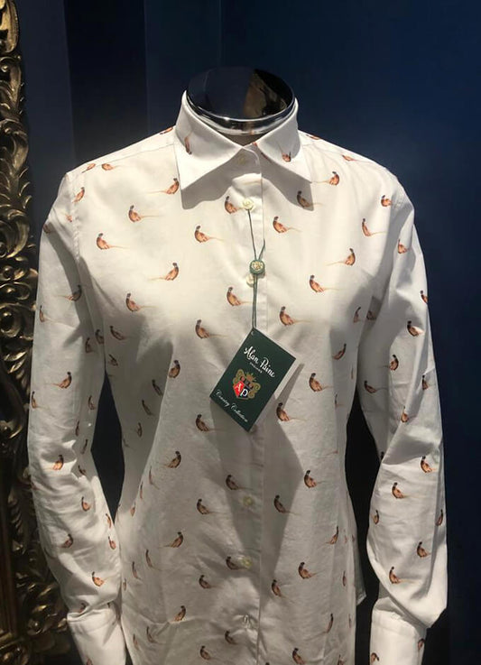 Lawen Ladies Cotton Shirt | Pheasant