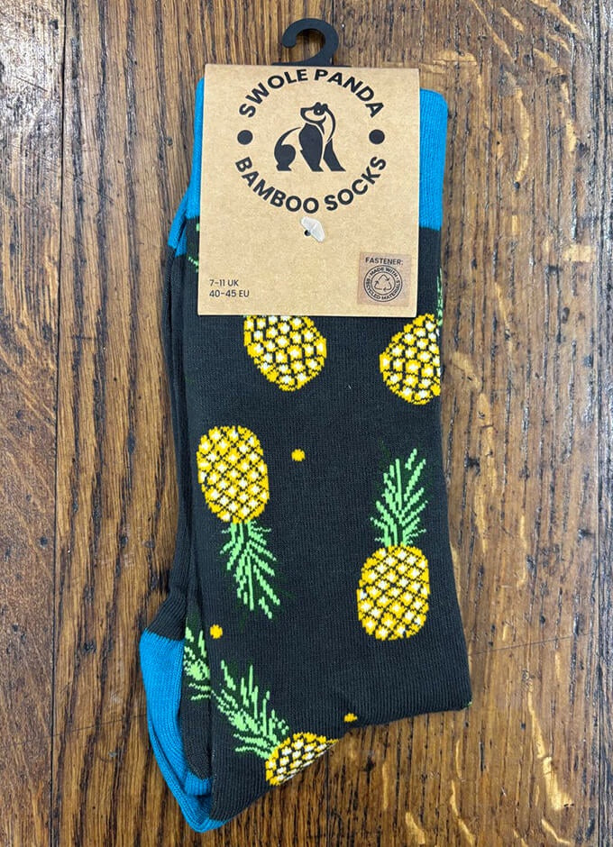 Swole Panda | Pineapple Socks