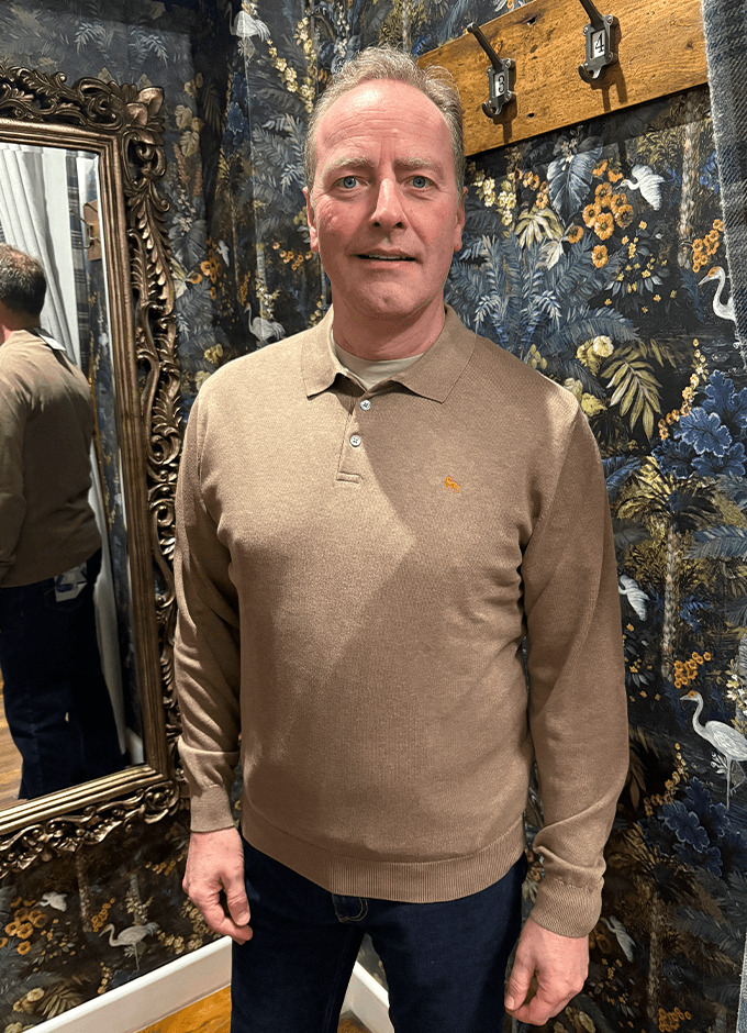 Sebastian Polo Knitwear | Taupe