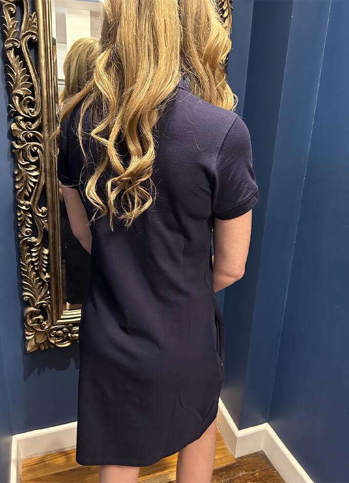 Ladies Gardiner Polo Dress | Navy
