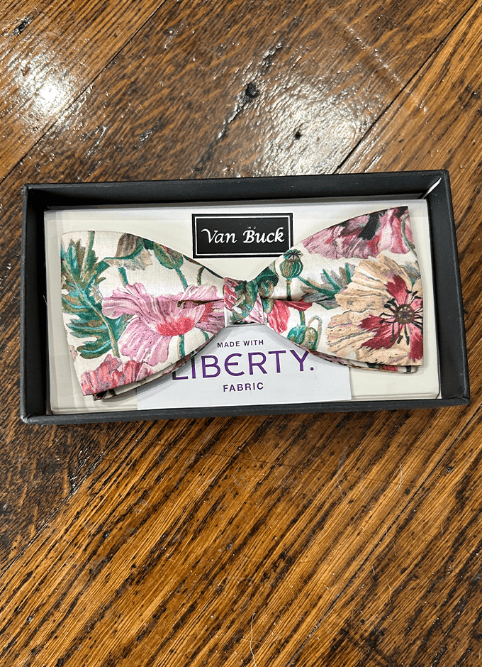 Bow Tie | Poppy Amelie Pink | Made with Liberty Fabric