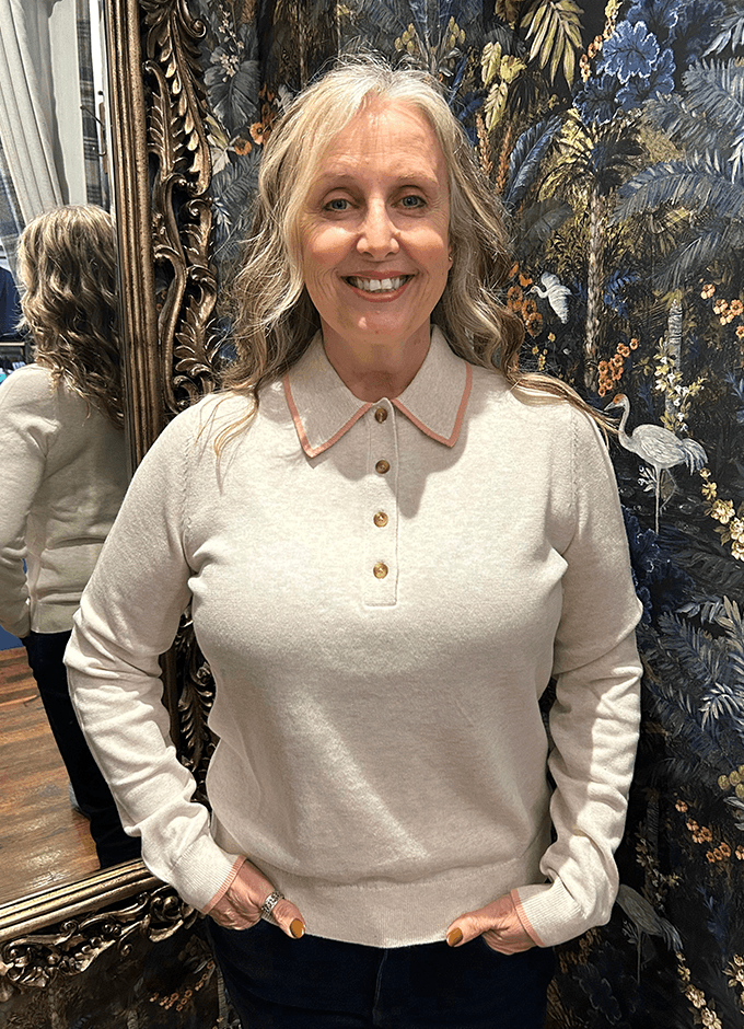 Portloe Jumper | Dove