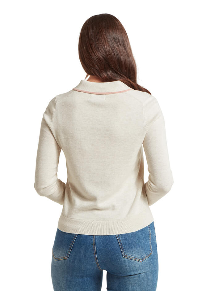 Portloe Jumper | Dove