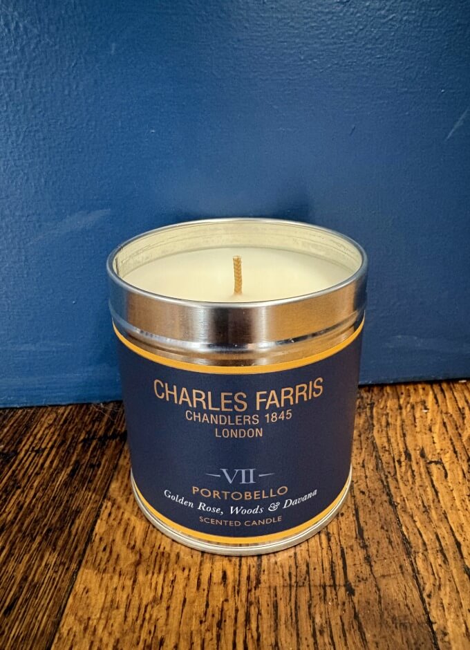 Portobello Signature Tin Candle