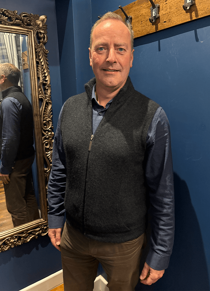 Possum Wool Gilet | Charcoal