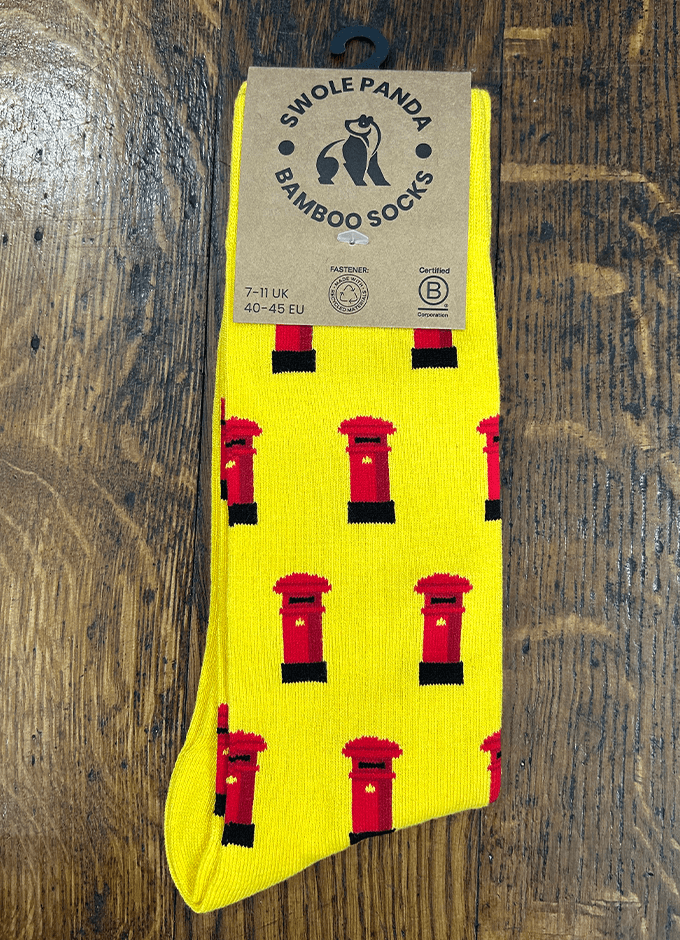 Swole Panda| Red Post Box Socks