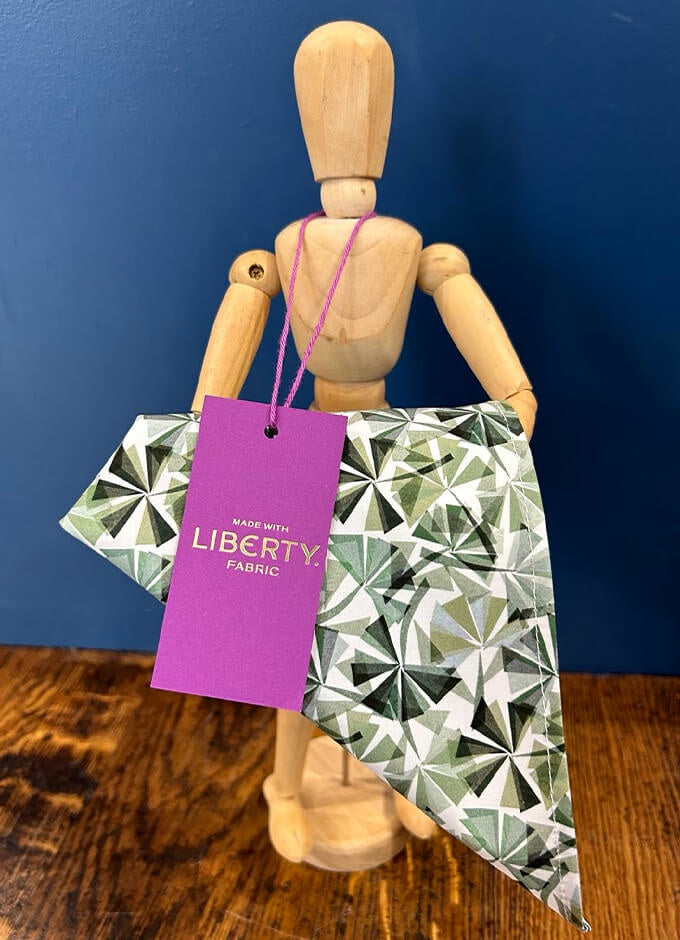 Pocket Square | Prism Petal | Made with Liberty Fabric