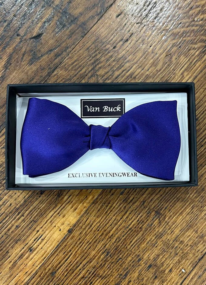 Bow Tie | Purple Satin