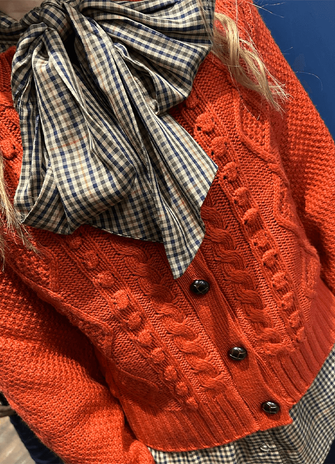 Rafferty Cardigan |Orange