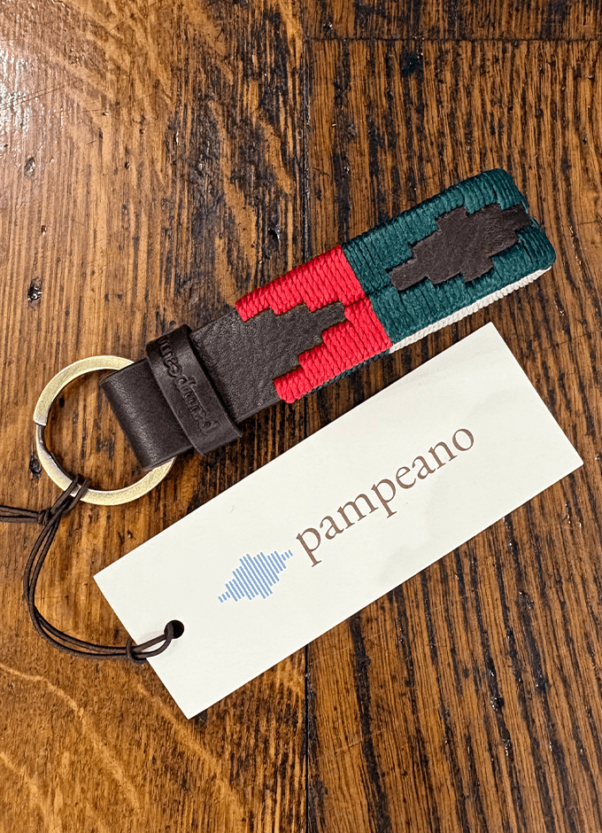 Pampeano | Charro Keyring | Red/Green/Cream/Navy