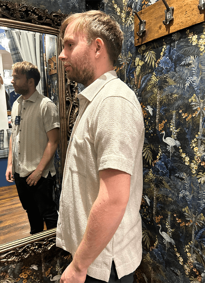 Puglia Short Sleeve Shirt | Sand