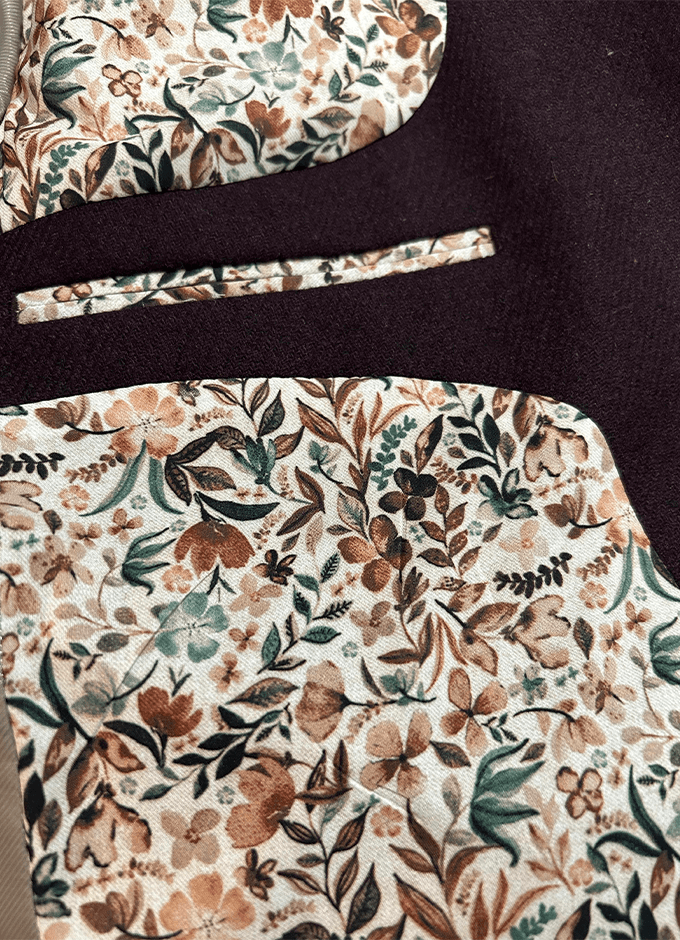 Robert Fully Jacket | Burgundy