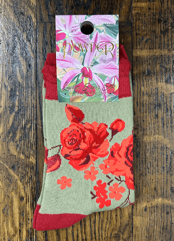 Ladies Ankle Socks | Rouge Blooms