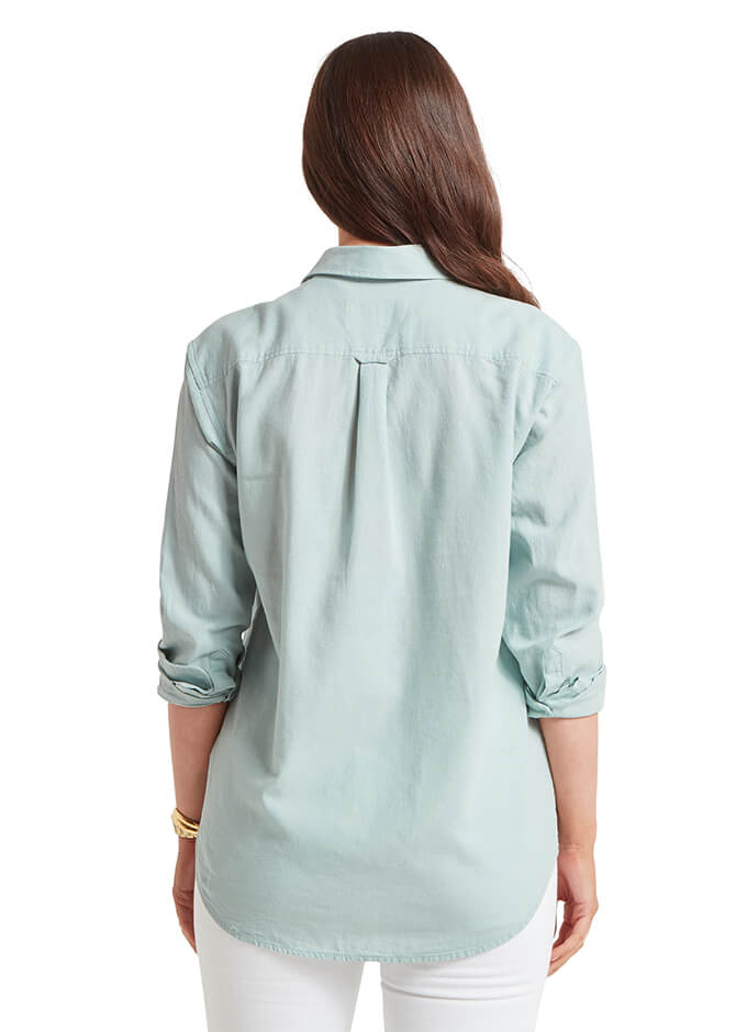 Salthouse Linen Shirt | Surf Blue