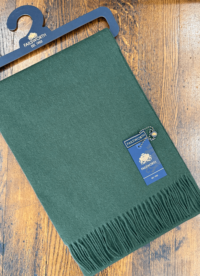 Lambswool Scarf | Forest