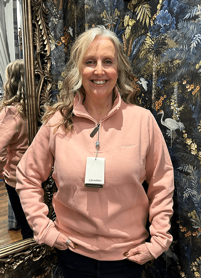Sennen Cove Ladies Sweatshirt | Pale Rose