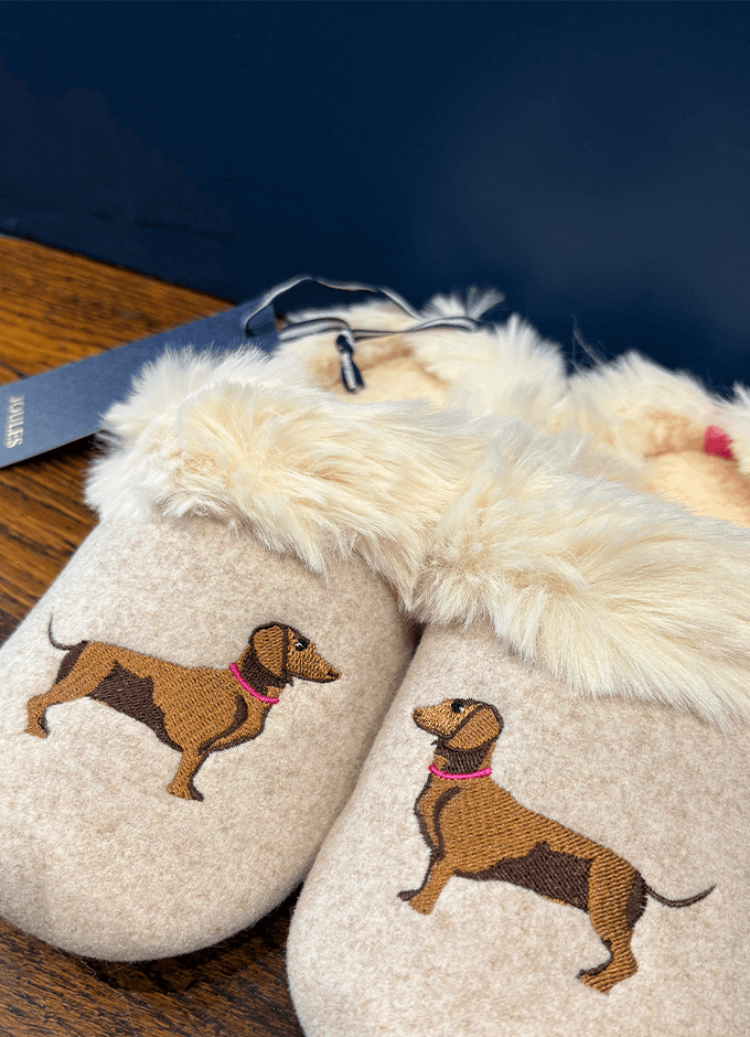 Slipper Luxe Artwork Slipper | Oatmeal