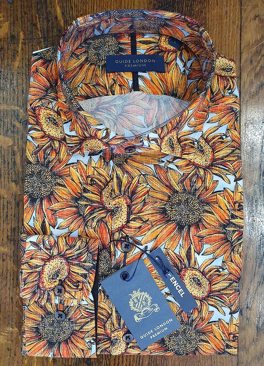 Sunflower Tencel Shirt | Orange