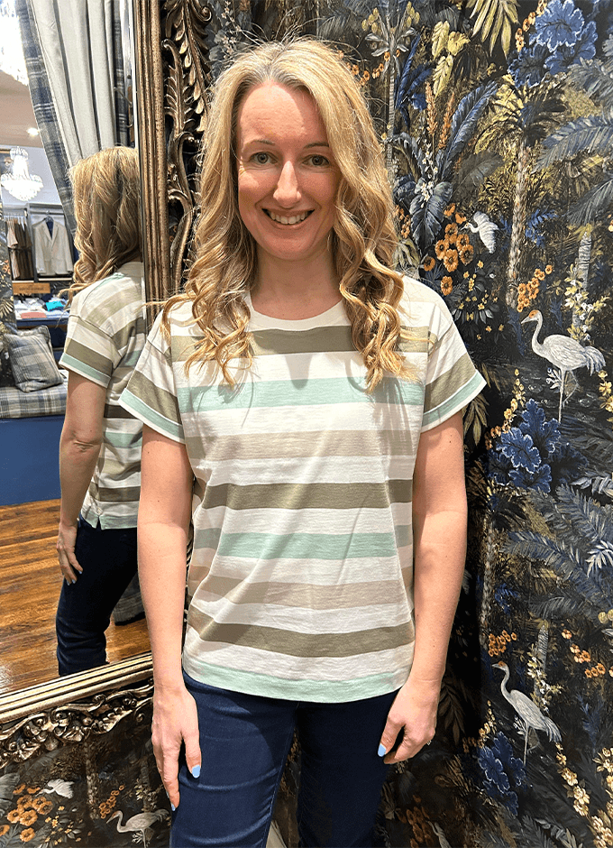 Lyndale T-Shirt | Spearmint Multi