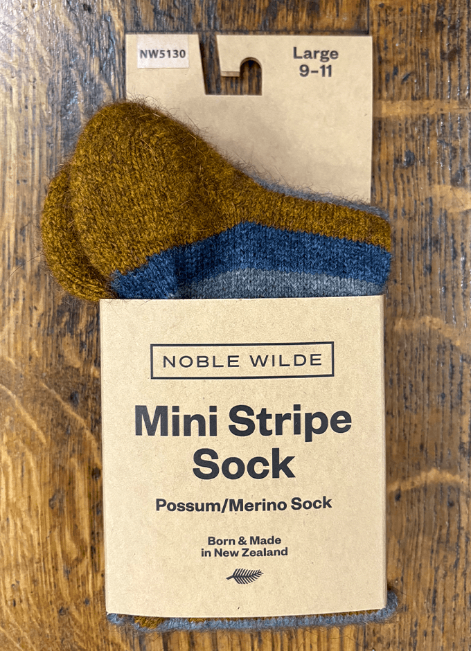 Possum Mini Stripe Socks | Tahiti