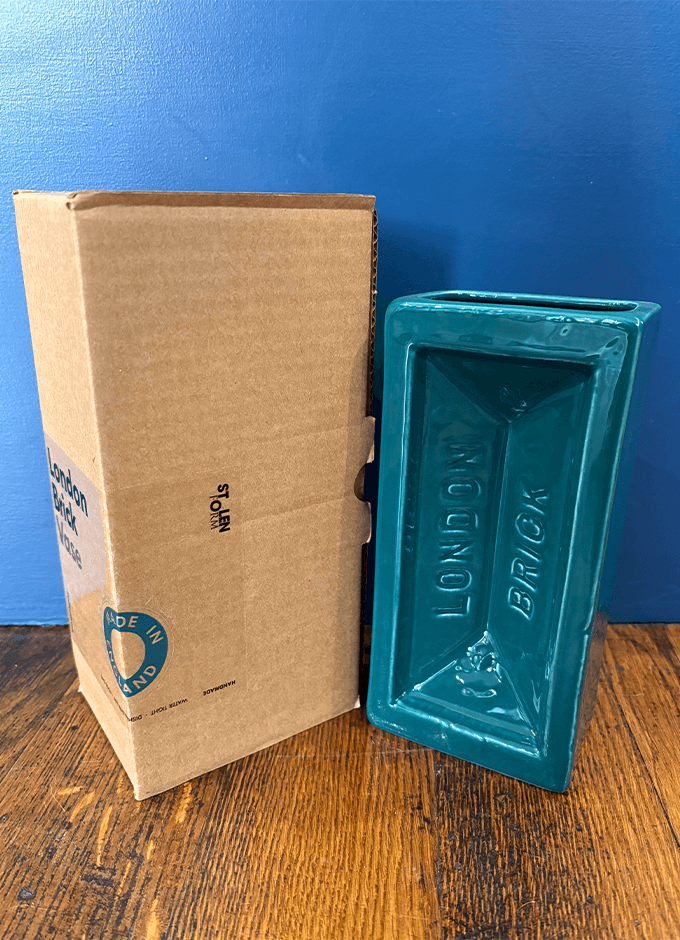 London Brick Vase | Teal