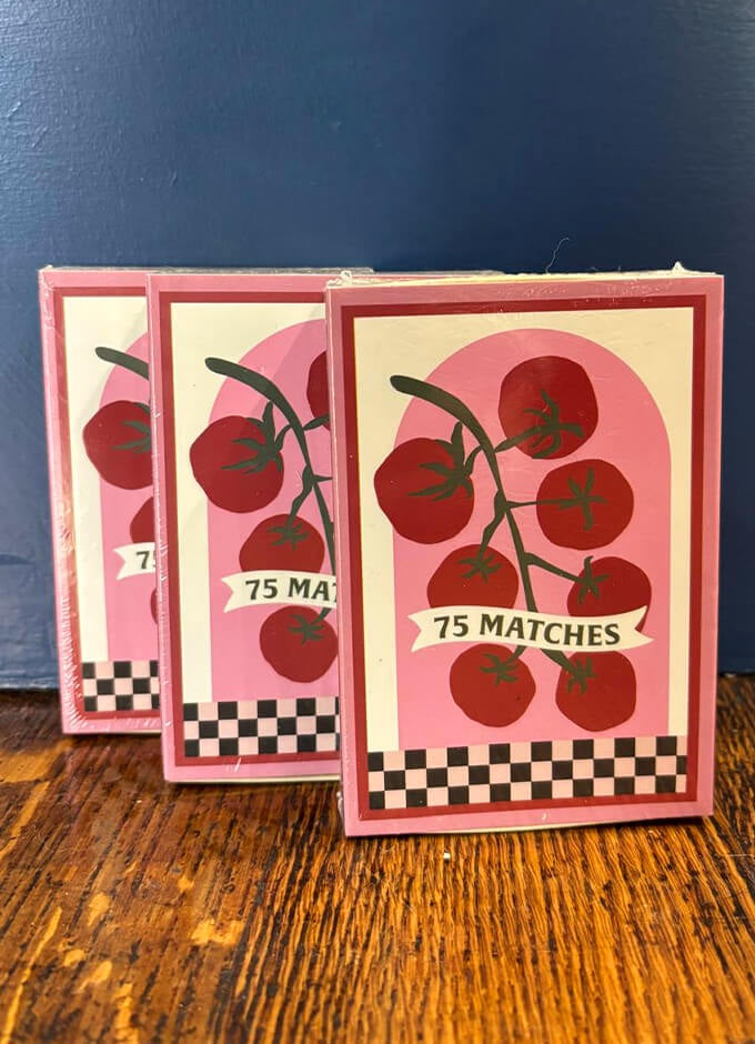 Dopo Boxed Matches "Tomato Vine" Red 75 matches