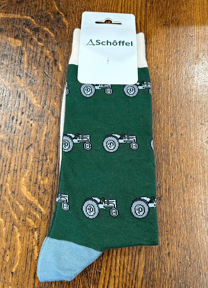 Men's Cotton Socks | Grey Tractor | 7-11