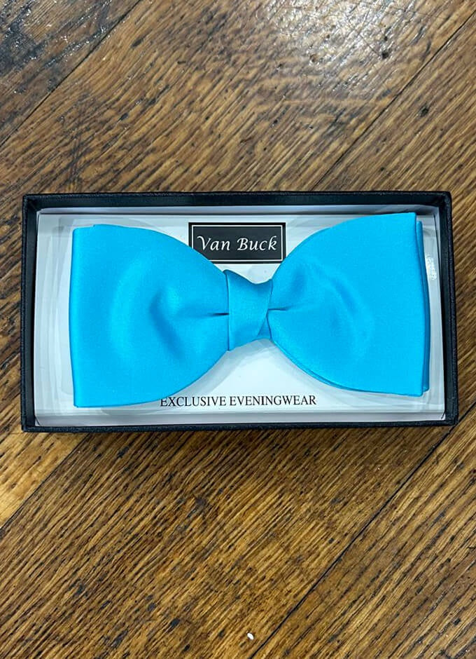 Bow Tie | Turquoise Satin