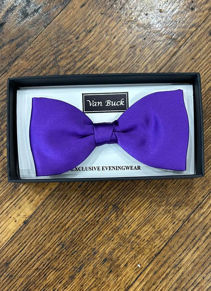 Bow Tie | Violet Satin