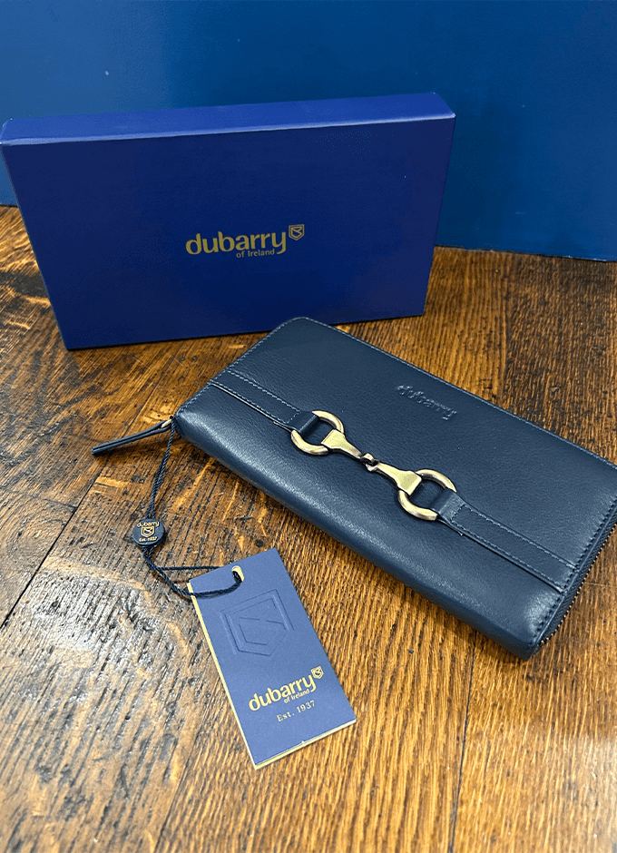 Killucan Leather Wallet | Navy