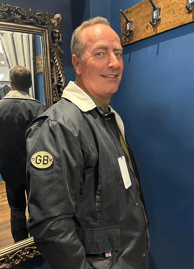 Warwick Wax Jacket | Blue