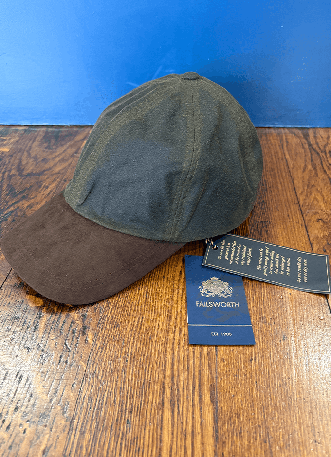 Wax Baseball Cap | Olive