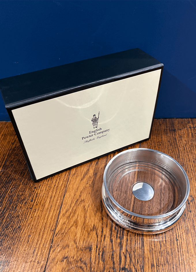 English Pewter | Wine Bottle Coaster