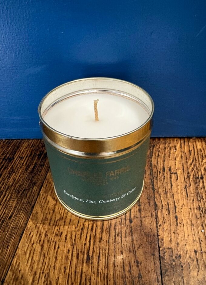 Winter Evergreen Signature Tin Candle
