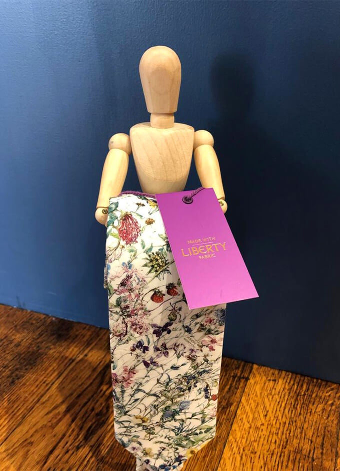 Tie | Wild Flowers Ivory| Made with Liberty Fabric