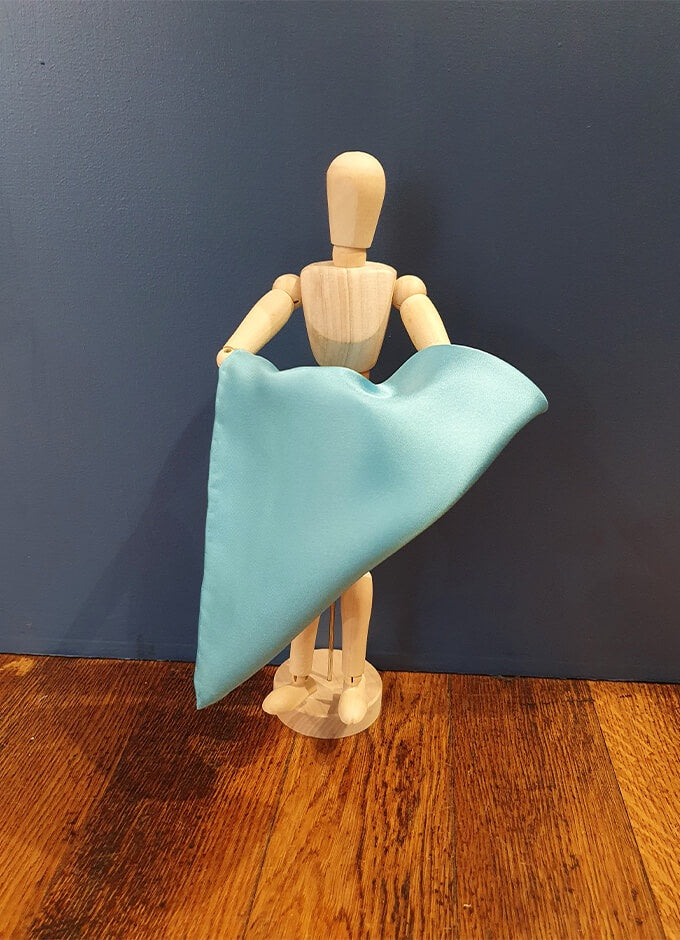 Silk Pocket Square | Turquoise