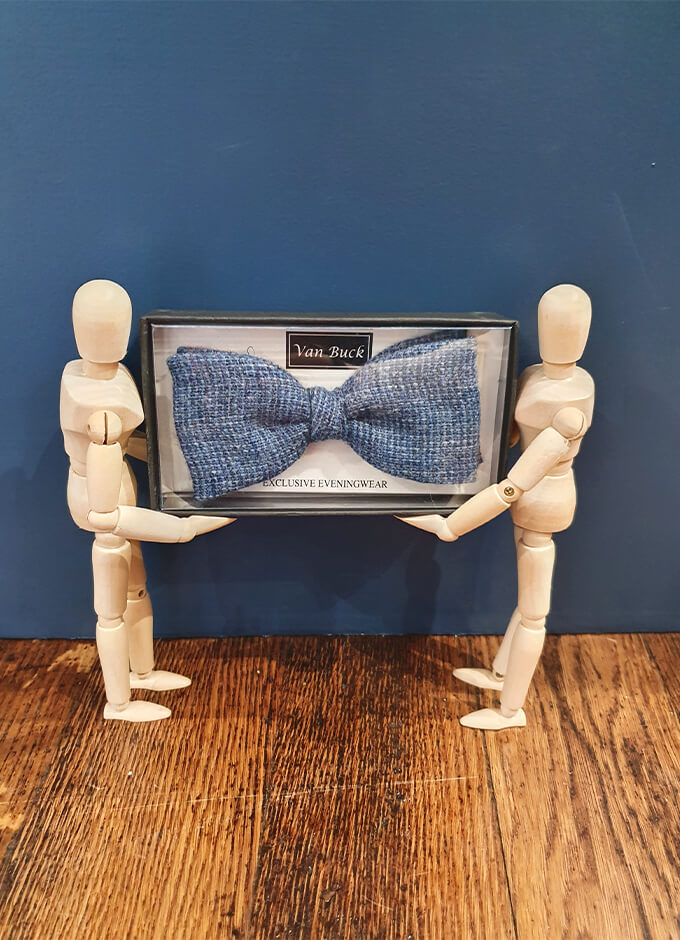 Bow Tie | Blue Woodland Tweed