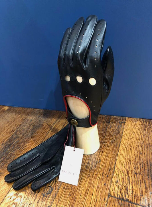 Classic Leather Driving Gloves Black