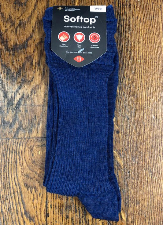 Ladies Softop Wool Socks | Blackberry