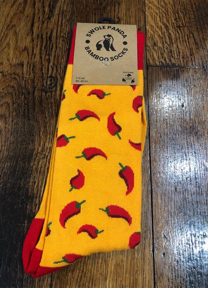 Swole Panda | Red Chilli Socks