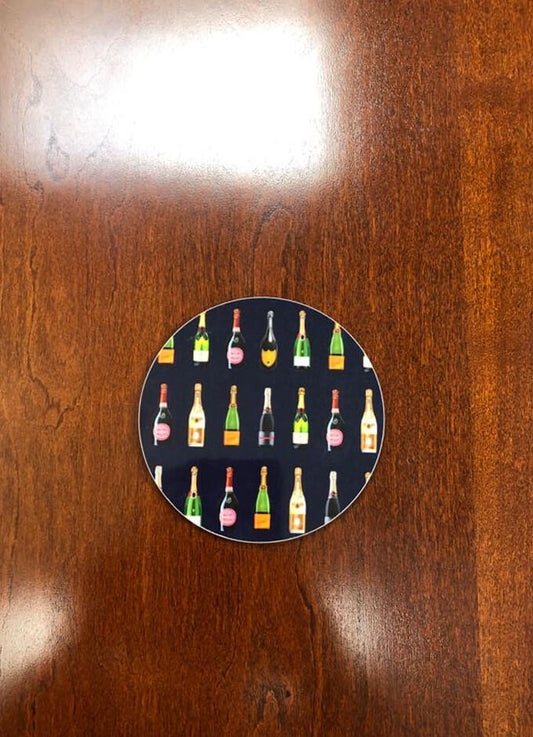 Coasters | Navy Champagne and Fizz