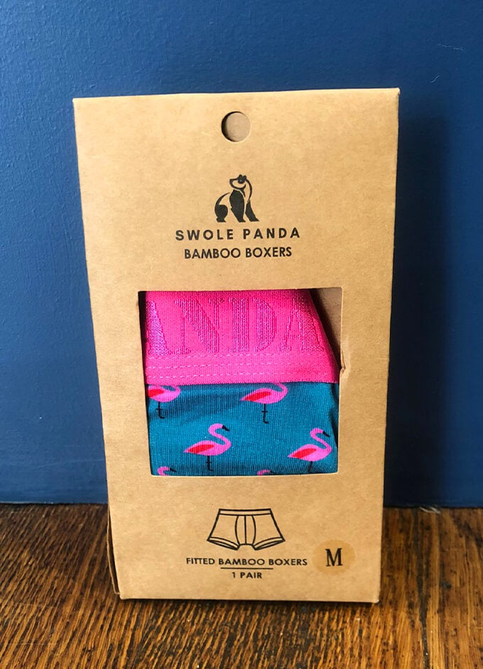 Bamboo Boxers - Flamingos