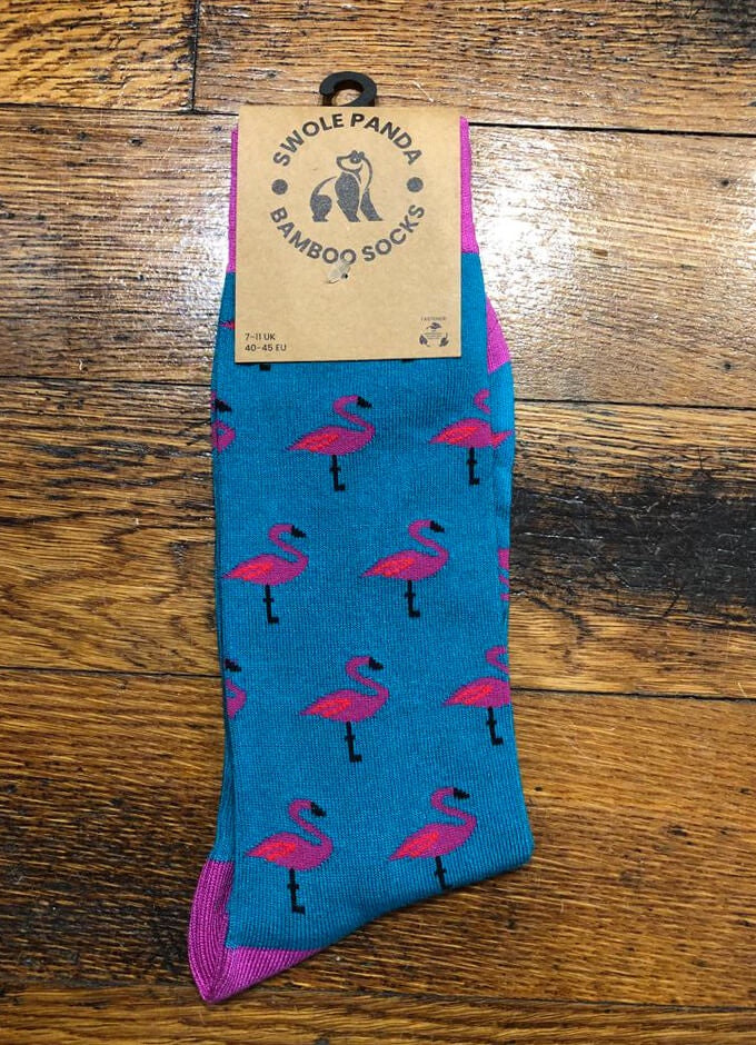 Swole Panda | Flamingo Socks