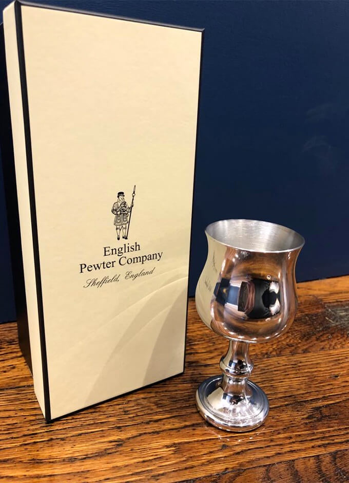 English Pewter | Medium Georgian Goblet