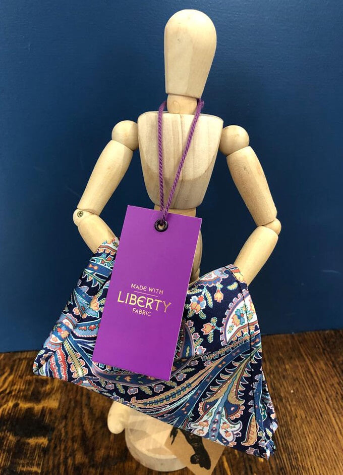 Silk Pocket Square | Great Missenden | Made with Liberty Fabric